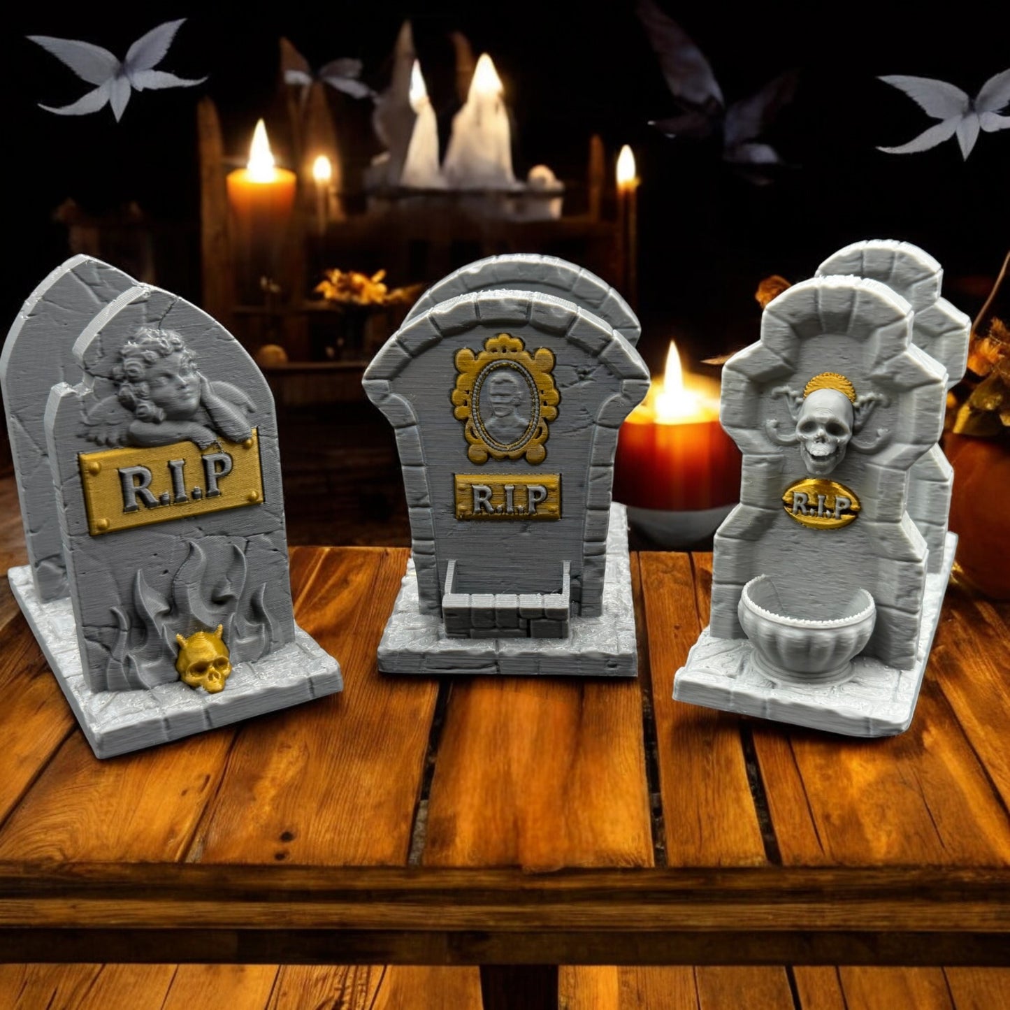Tombstone Napkin Holder Set