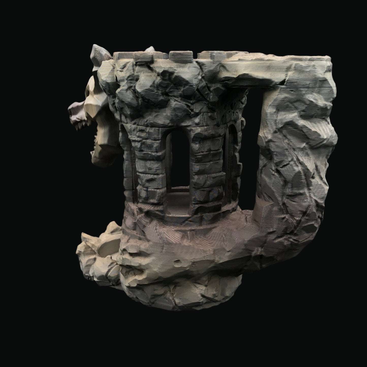Dragon's Fortress Can Holder & Dice Tower