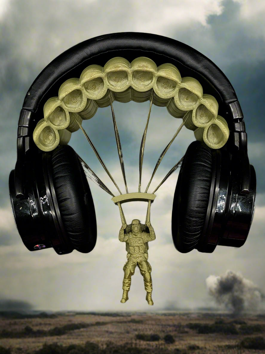 Paratrooper Headphone Holder