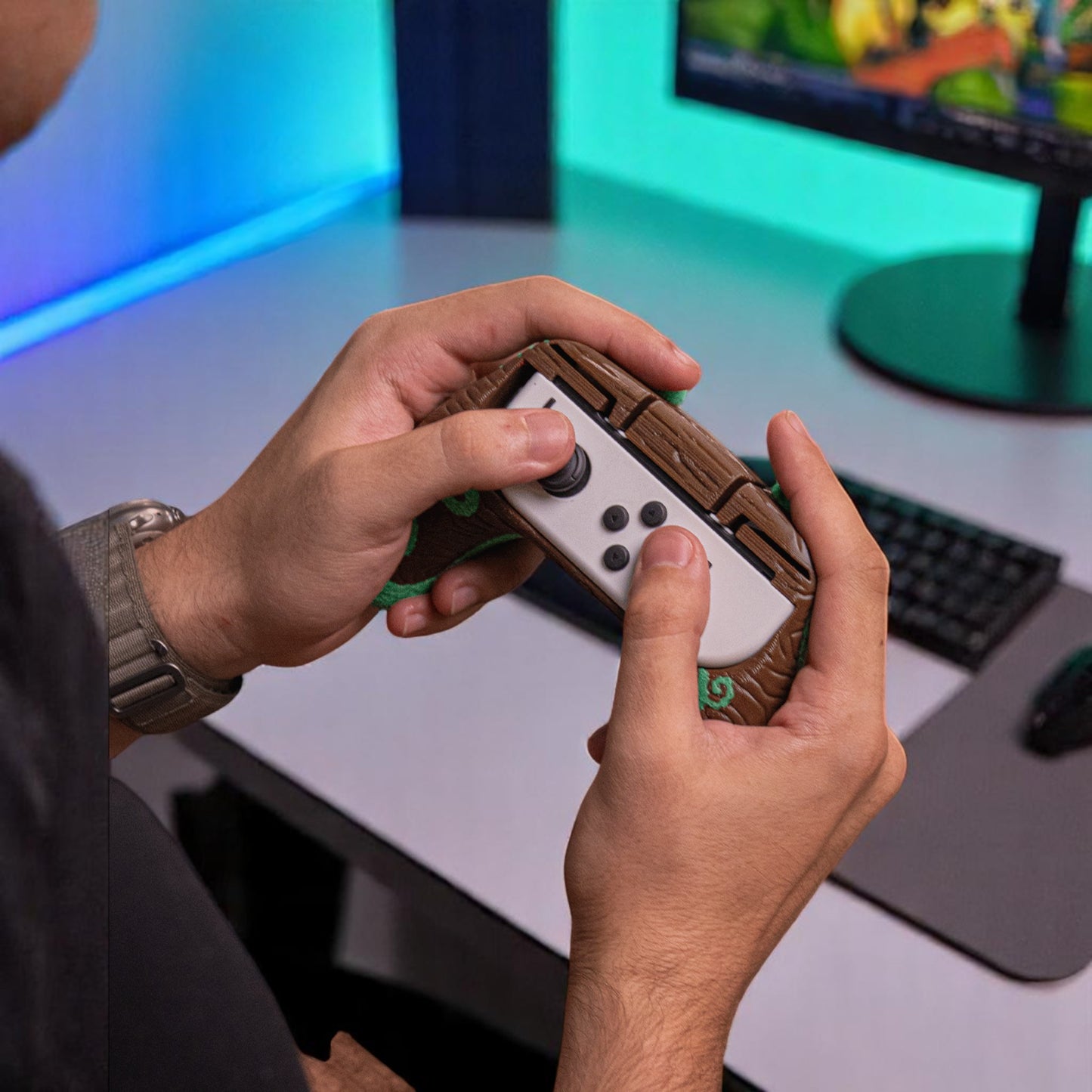 Mossy Shrine Dock & Controller Grips