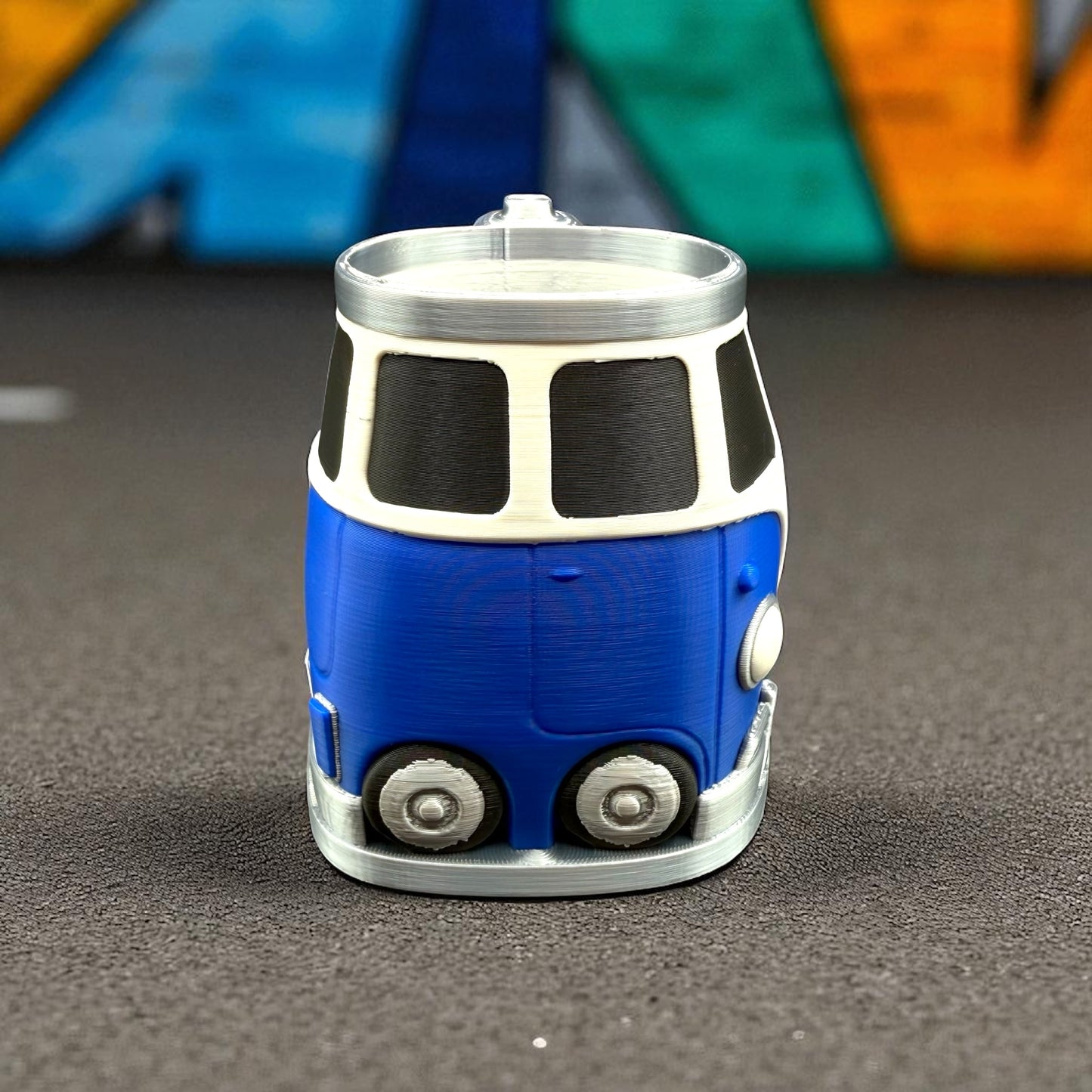 Hippie Van Can Holder