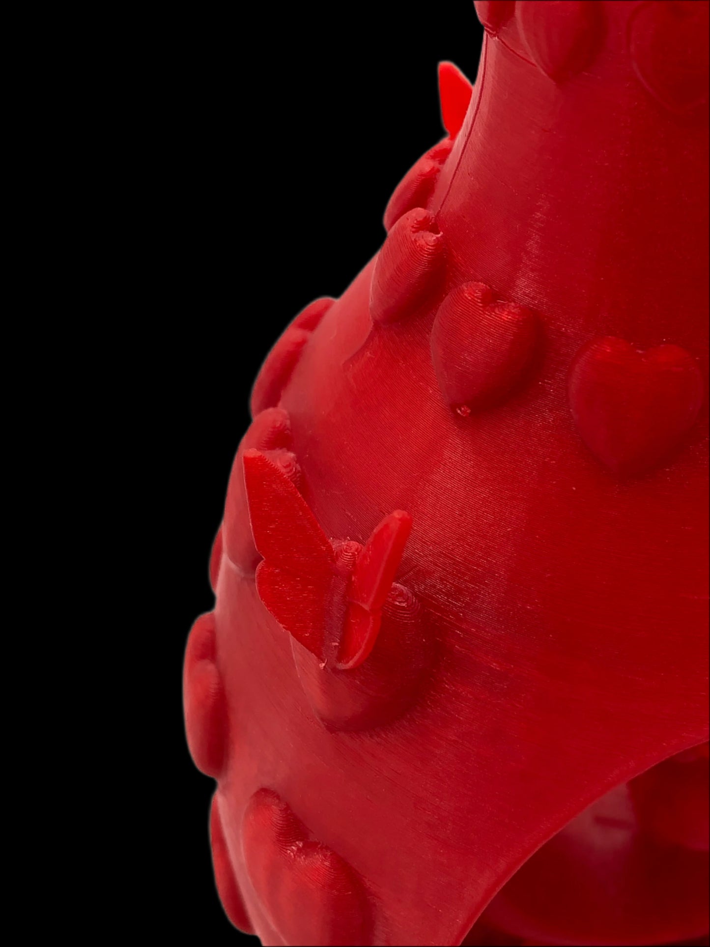 Heart and Flowers Vase